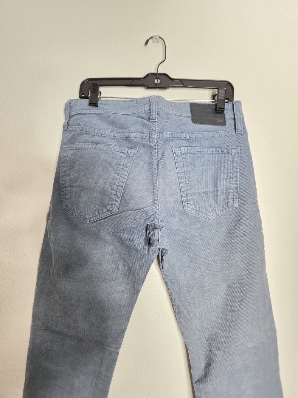 AG Adriano Goldschmied Tellis Modern Slim Light Wash Blue Corduroy Jeans Sz 30 - Picture 12 of 13